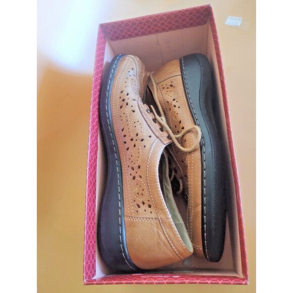 Brazil Leather Womens Laced Loafers by Zolta Size 8 1/2 Medium Hand Made - Picture 13 of 15